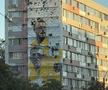 Eroii sportului românesc prind viață pe ziduri: Nicolae Stanciu, Radu Drăgușin și Nadia Comăneci, în picturi murale spectaculoase