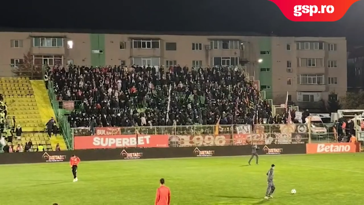 Conflict în galeria lui Dinamo la meciul cu FC Argeș