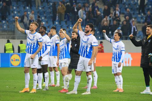 Alex Crețu, Steven Nsimba, Carlos Mora, Anzor Mekvabishvili, Tudor Băluță, Lyes Houri și Laurențiu Popescu/ foto: Ionuț Iordache (GSP)