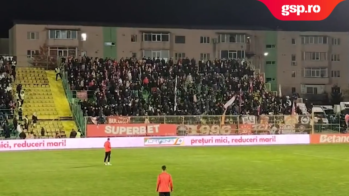 Conflict în galeria lui Dinamo la meciul cu FC Argeș