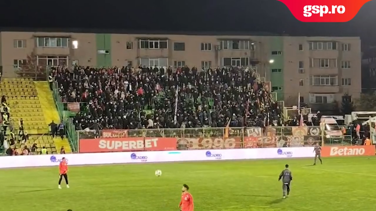 Conflict în galeria lui Dinamo la meciul cu FC Argeș