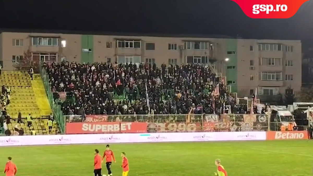 Conflict în galeria lui Dinamo la meciul cu FC Argeș