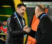 Zeljko Kopic și Bogdan Andone, înaintea meciului tur de la Mioveni, încheiat 1-1 / FOTO: Cristi Preda (GSP)