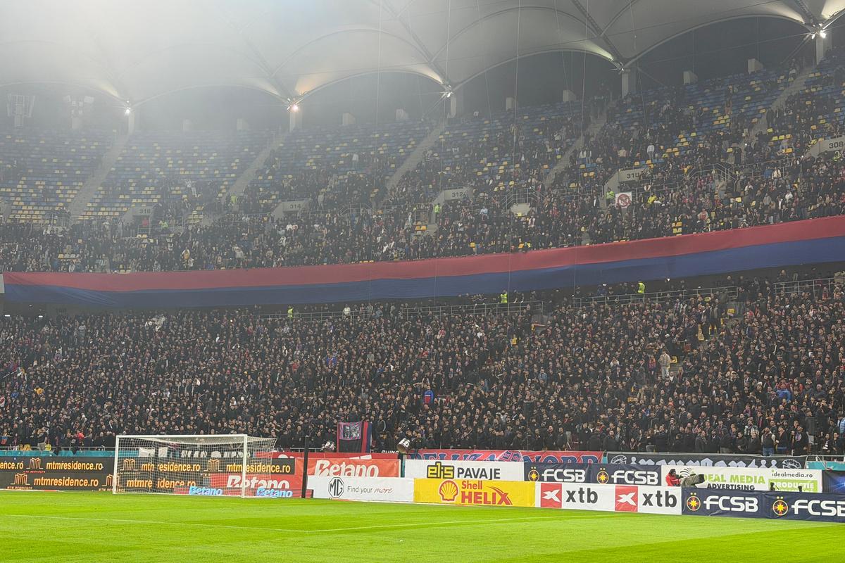 FCSB - Rapid, imagini de atmosferă, scenografie, bannere
