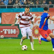 Filip Stojilkovic, în FCSB - Rapid// foto: Ionuț Iordache și Cristi Preda (GSP.ro)