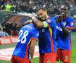 Aymen Boutoutaou, Dawa și Karlo Muhar, în FCSB - Rapid // foto: Ionuț Iordache și Cristi Preda (GSP.ro)