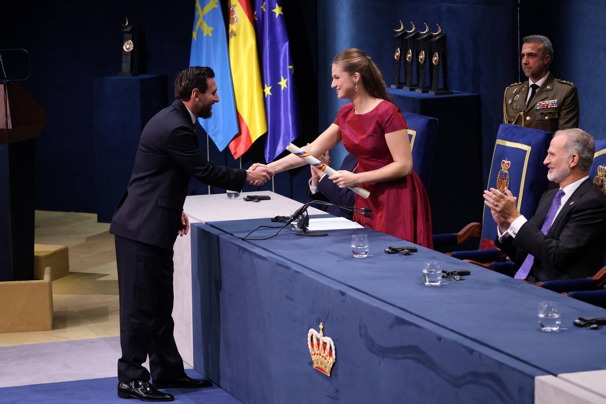 Lionel Messi a primit „Premiul Prințesa de Asturia”