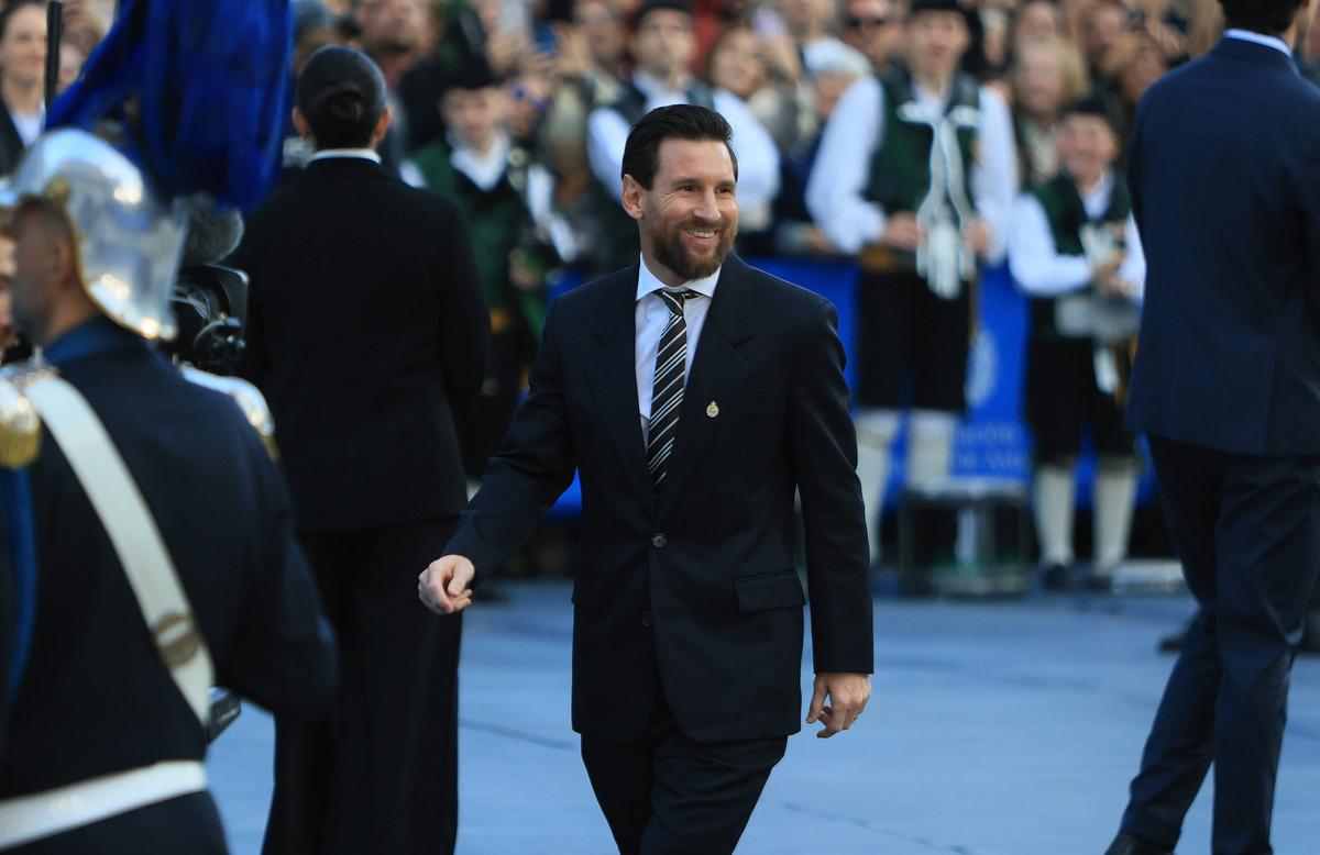 Cum au apărut Lionel Messi și soția Antonela la întâlnirea cu Prințesa Leonor » Sunt imaginile momentului