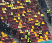 Incidente pe Arena Națională la FCSB - Rapid! Fanii giuleșteni au vrut să meargă peste roș-albaștri, Jandarmeria i-a scos din stadion!