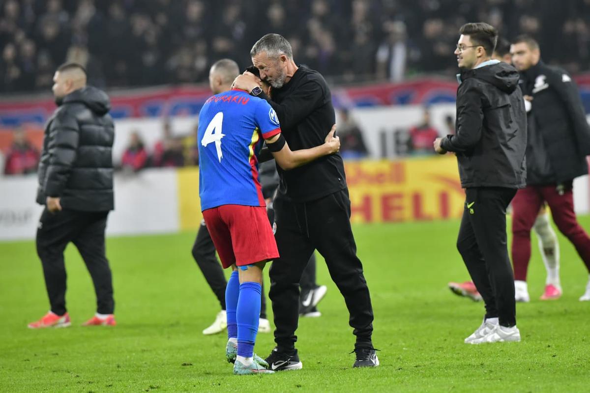 Eroul Boutoutaou a dezvăluit ce i-a zis Reghecampf la pauză, înainte să decidă FCSB - Rapid