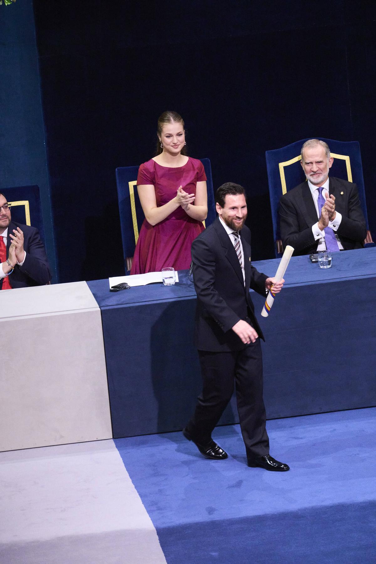 Lionel Messi a primit „Premiul Prințesa de Asturia”