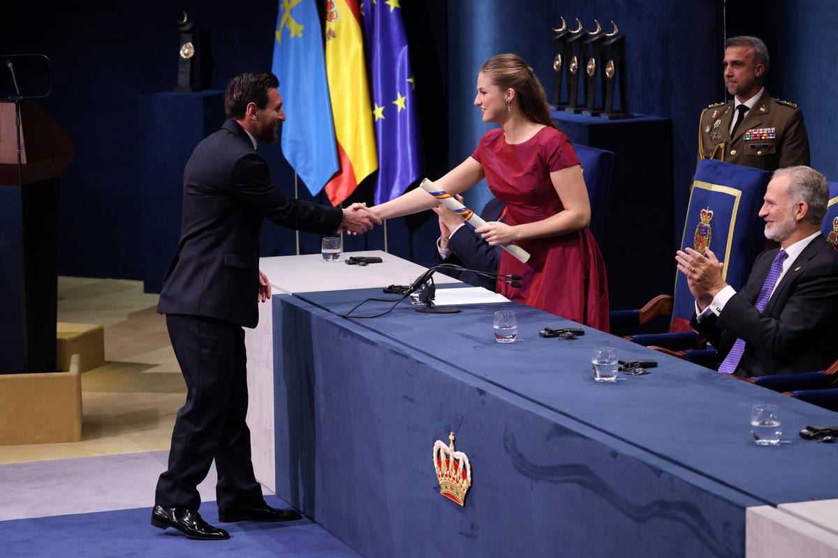 Lionel Messi a primit „Premiul Prințesa de Asturia”