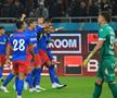 Korenica, Cisotti, Crețu, Muhar și Aymen Boutoutaou, în FCSB - Rapid // foto: Ionuț Iordache și Cristi Preda (GSP.ro)