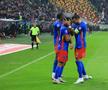 Aymen Boutoutaou, Dawa și Karlo Muhar, în FCSB - Rapid // foto: Ionuț Iordache și Cristi Preda (GSP.ro)