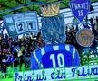 Scenografia fanilor piteșteni la FC Argeș - UTA / Captură Prima Sport