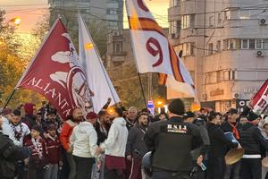 FCSB - Rapid, derby-ul toamnei pe Arena Națională » Ultrașii giuleșteni, în corteo spre stadion
