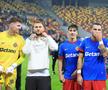 Târnovanu, Denis Drăguș, Alex Stoian, Muhar, Ngezana și Cisotti, după FCSB - Rapid 4-1 // foto: Ionuț Iordache