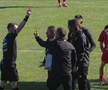 Dan Alexa, eliminat în Poli Timișoara - FC Bacău // foto: captură Prima Sport