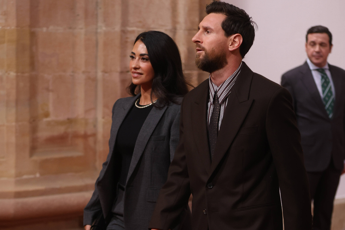 Cum au apărut Lionel Messi și soția Antonela la întâlnirea cu Prințesa Leonor » Sunt imaginile momentului