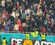 Incidente pe Arena Națională la FCSB - Rapid! Fanii giuleșteni au vrut să meargă peste roș-albaștri, Jandarmeria i-a scos din stadion!