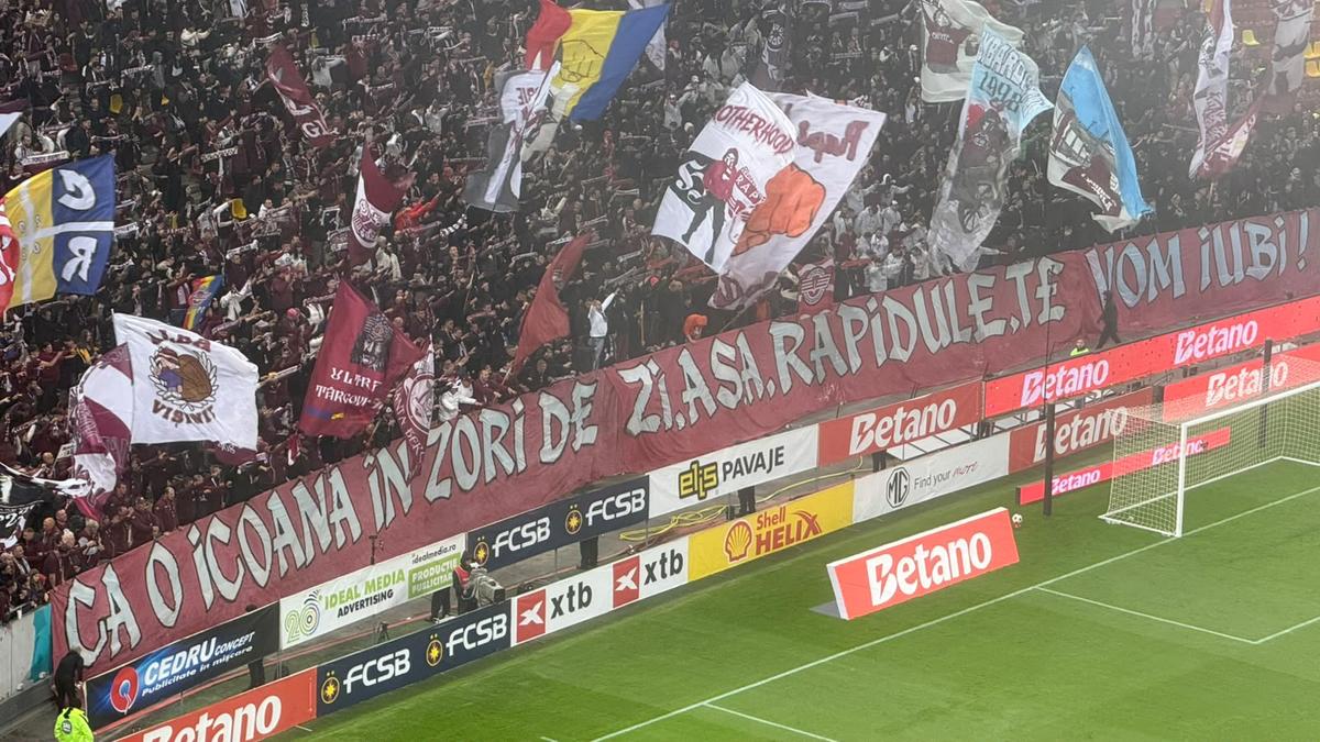 Scenografia spectaculoasă a celor de la FCSB a fost aflată de rapidiști! Meciul a fost întrerupt