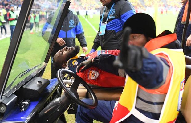 FCSB - ASTRA 1-3 // FOTO Mesajul lui Harlem Gnohere după accidentarea suferită cu Astra » Ce a postat atacantul la miezul nopții