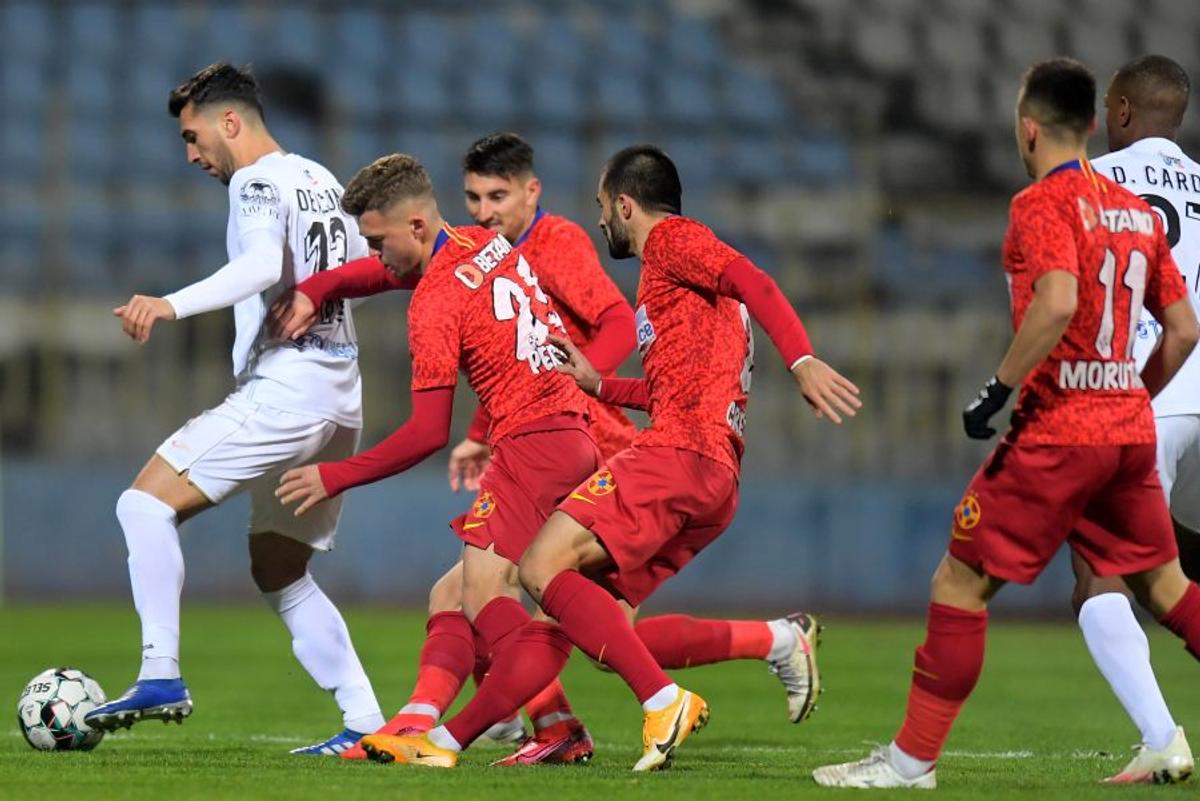 GAZ METAN - FCSB 2-3. NOTE GSP Cel mai slab din echipă! Cine e titularul lui Toni Petrea care a primit nota 3 după meciul de la Mediaș