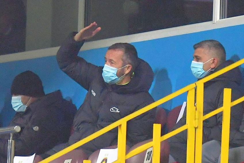 Mihai Stoica, în timpul meciului Gaz Metan - FCSB 3-2. foto: Raed Krishan