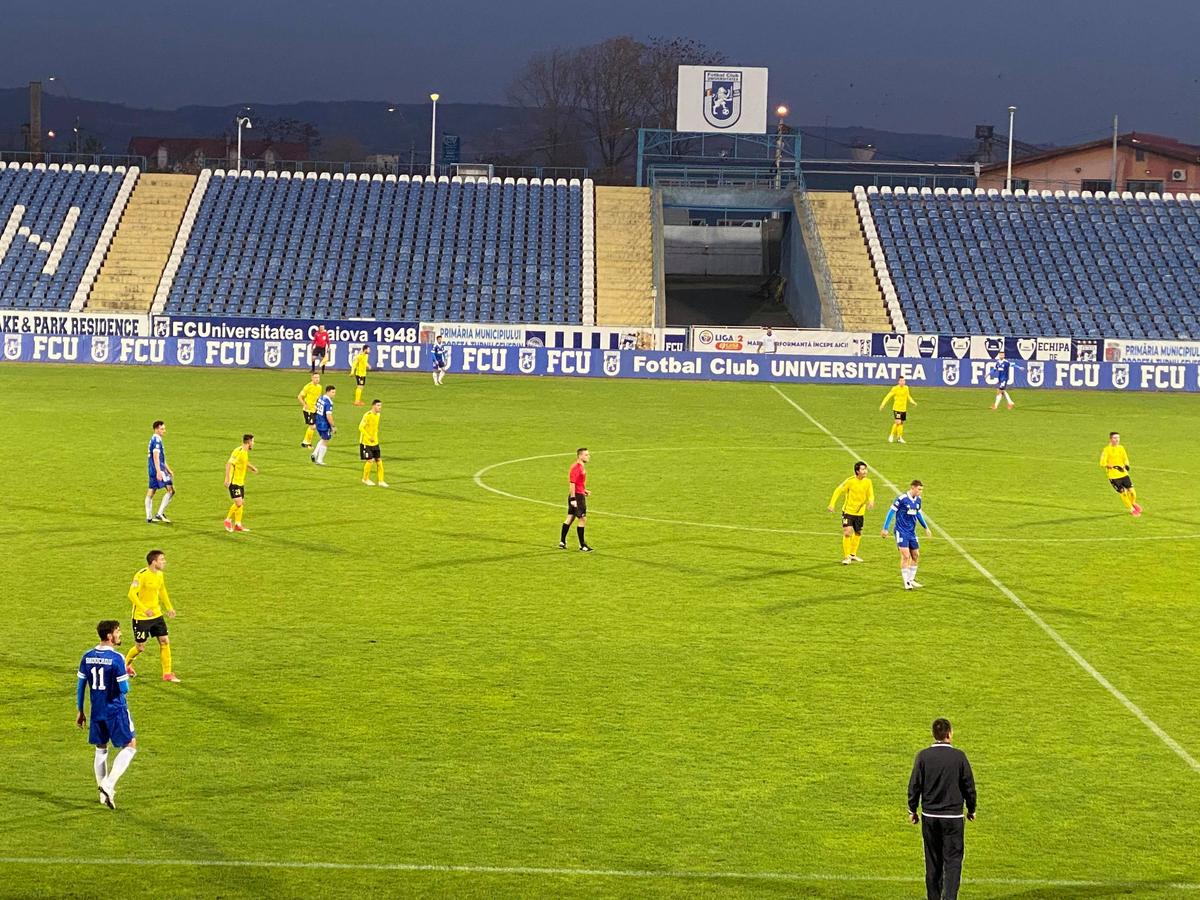 FOTO+VIDEO. FC U Craiova - Metaloglobus 1-0 » Prima victorie a oltenilor după condamnarea lui Mititelu! Clasamentul în Liga 2