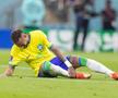Neymar, accidentat la Brazilia - Serbia. Foto: Imago