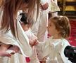 Petrecere în vremea Mondialului: Florinel Coman și Ioana și-au botezat fetița cu nume „pur” » Denis și Vanessa Drăguș au fost nași