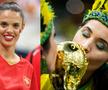 Duelul frumuseților din Qatar » Fanele Braziliei și Serbiei s-au înfruntat pe Lusail
