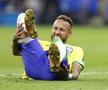 Neymar, accidentat la Brazilia - Serbia. Foto: Imago