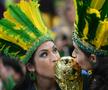 Duelul frumuseților din Qatar » Fanele Braziliei și Serbiei s-au înfruntat pe Lusail