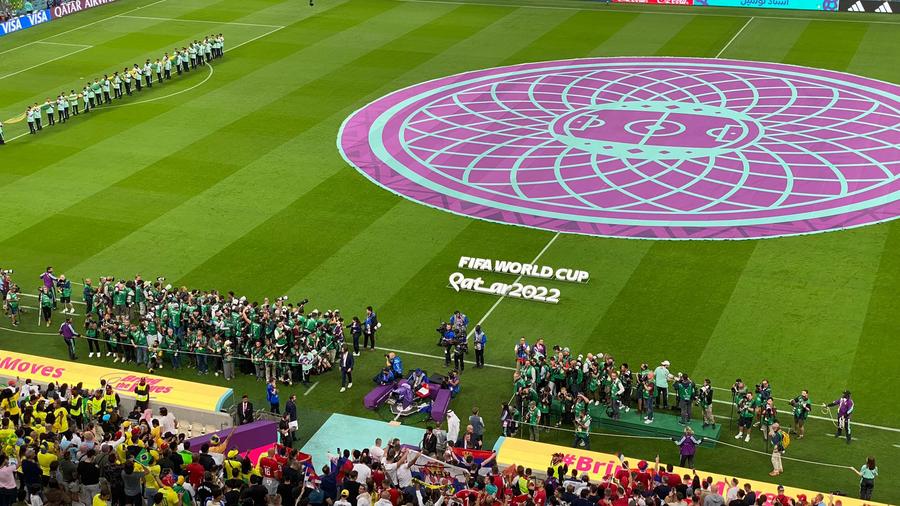 Interes major pentru Brazilia » Fotografia inedită surprinsă de reporterii GSP pe stadion