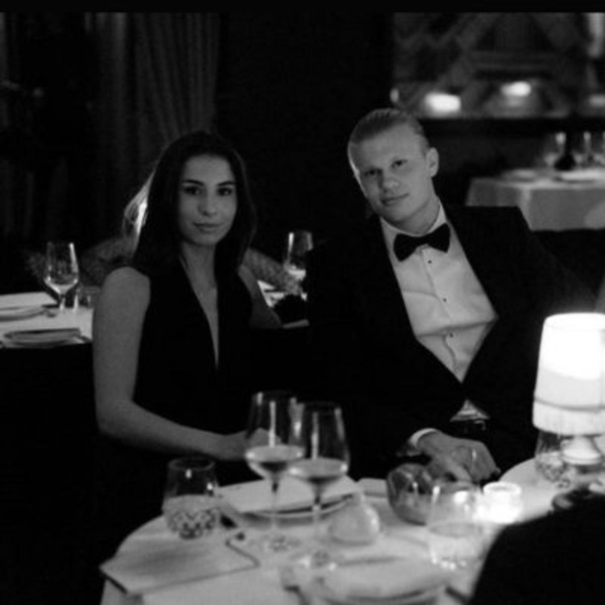 Erling Haaland, relație cu Isabel Haugseng Johansen