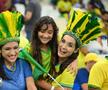 Duelul frumuseților din Qatar » Fanele Braziliei și Serbiei s-au înfruntat pe Lusail