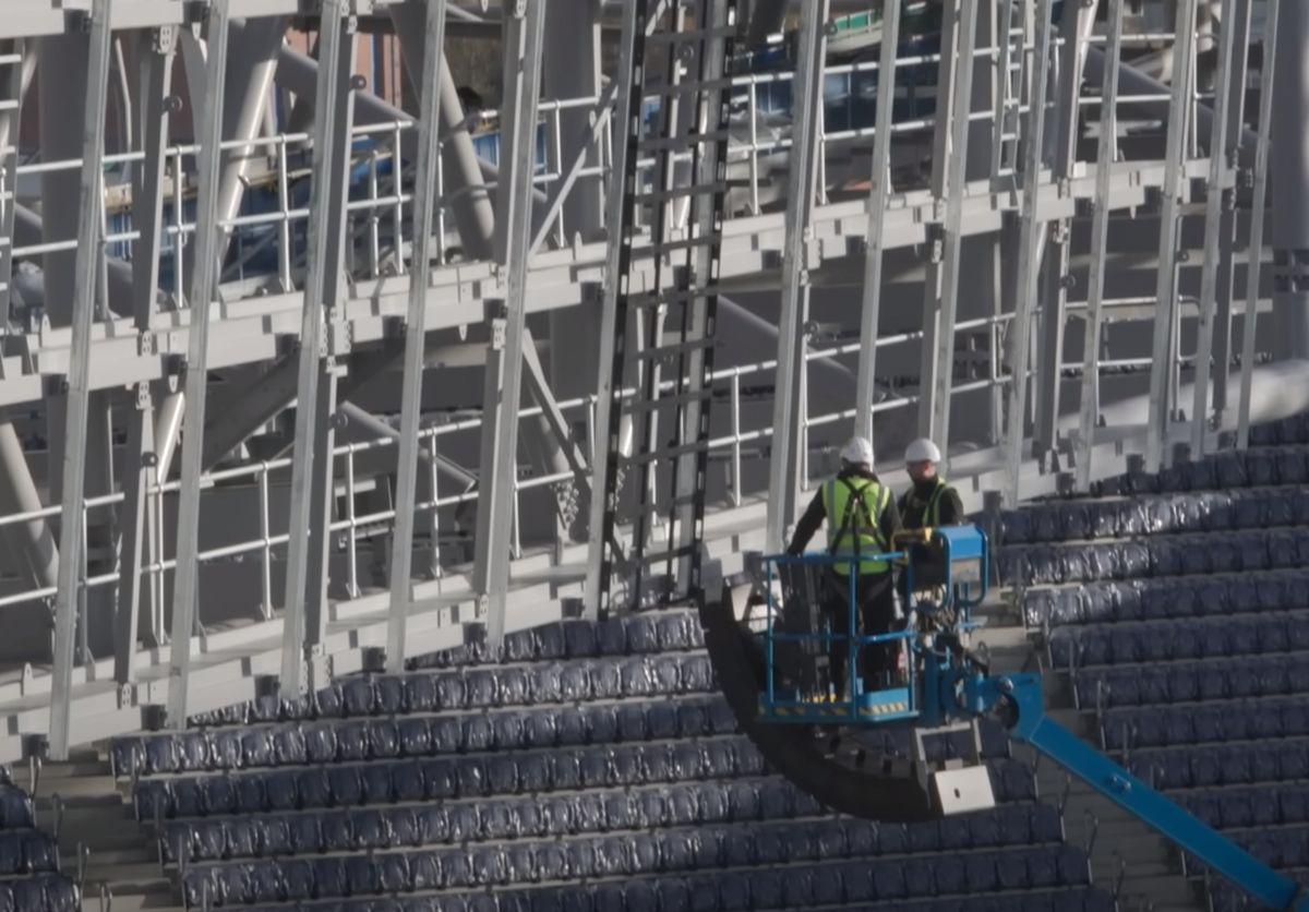 Imagini senzaționale! Stadionul de 634 de milioane de euro din Premier League prinde contur » Va fi inaugurat sezonul viitor