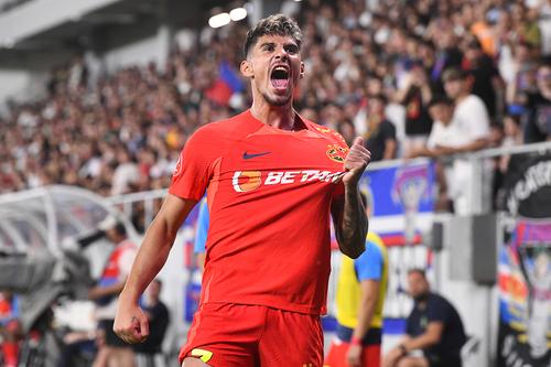 Florinel Coman, în meciul din tur, 2-1 pentru FCSB
Foto: Cristi Preda