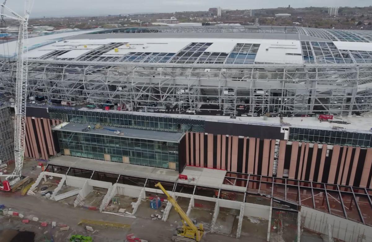 Imagini senzaționale! Stadionul de 634 de milioane de euro din Premier League prinde contur » Va fi inaugurat sezonul viitor
