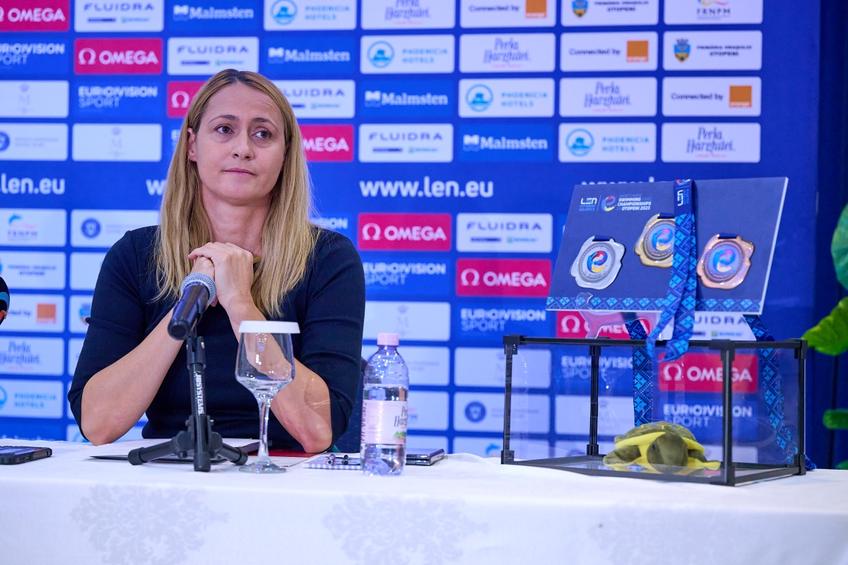 Camelia Potec la conferința de vineri FOTO Raed Krishan