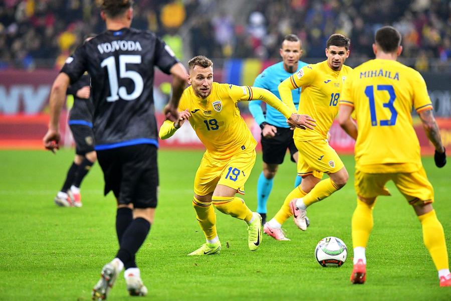 Denis Drăguș, cu numărul 19 // foto: Cristi Preda (GSP) A jucat doar 7 minute în 2025, dar a fost convocat de Mircea Lucescu la națională: motivul din spatele deciziei
