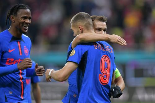Daniel Bîrligea a marcat în FCSB - Unirea Slobozia 3-0 / foto: Cristi Preda (GSP)