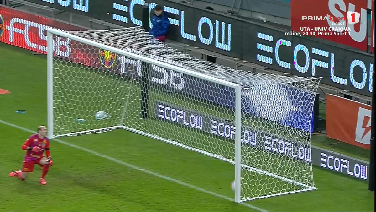 Fază încâlcită în FCSB - Slobozia » A fost sau nu a fost? Decizia VAR la golul marcat de Olaru