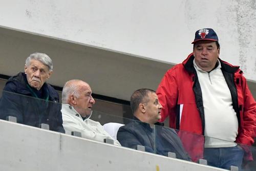 Pîrcălab, Ionel Augustin, Costel Orac și Lică Movilă, la Dinamo - CFR Cluj/ foto Cristi Preda (GSP)