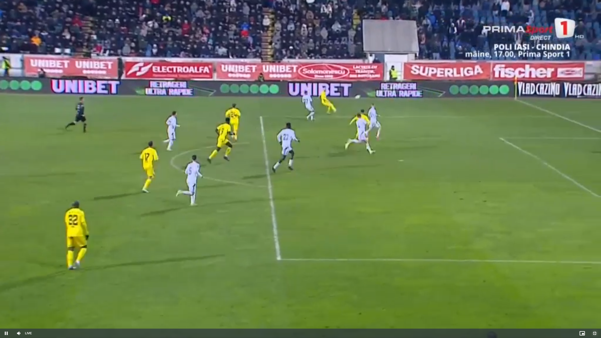 Golul marcat de Opruț în Botoșani - Dinamo