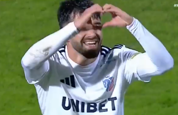 Voleu senzațional în Botoșani - Dinamo » Portarul a sărit degeaba