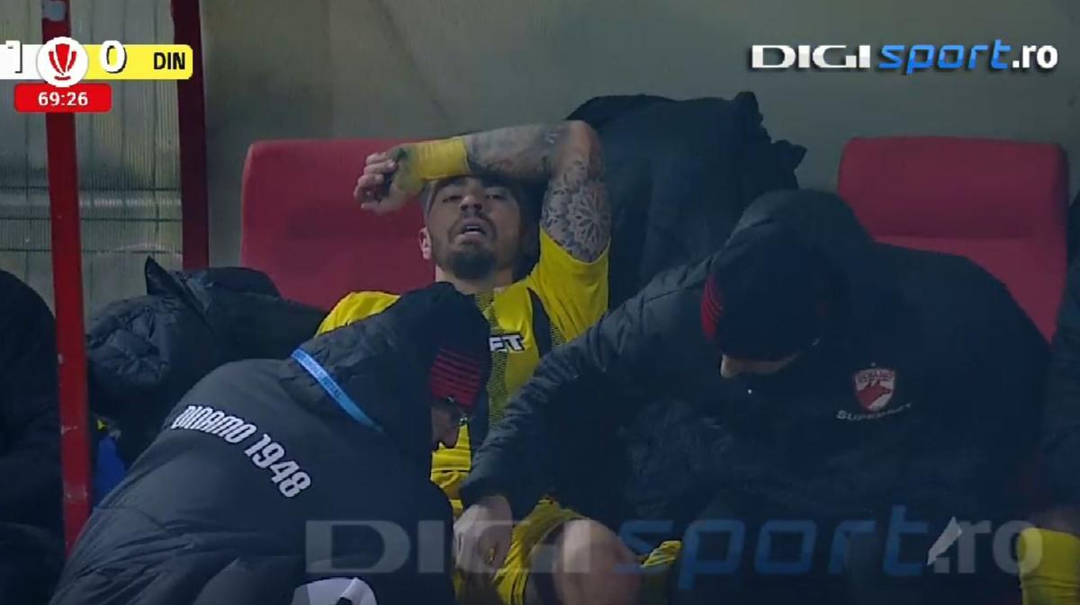 Danny Armstrong s-a accidentat în FC Botoșani - Dinamo