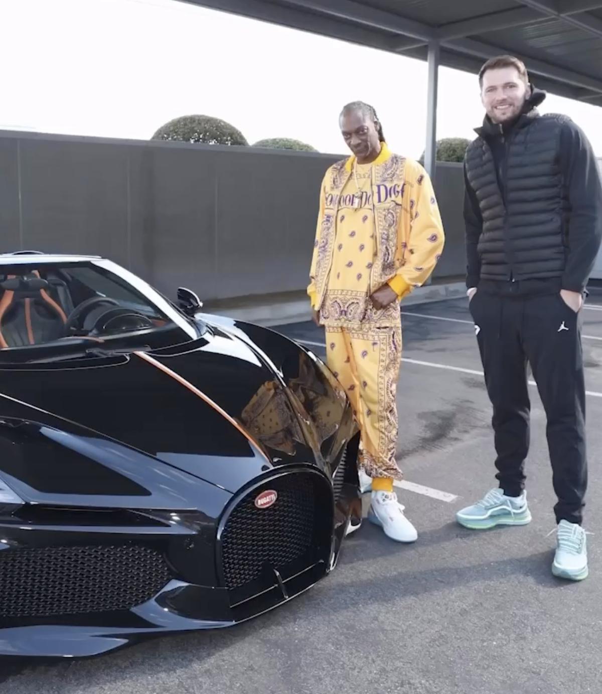 Noul Bugatti al lui Luka Doncic
