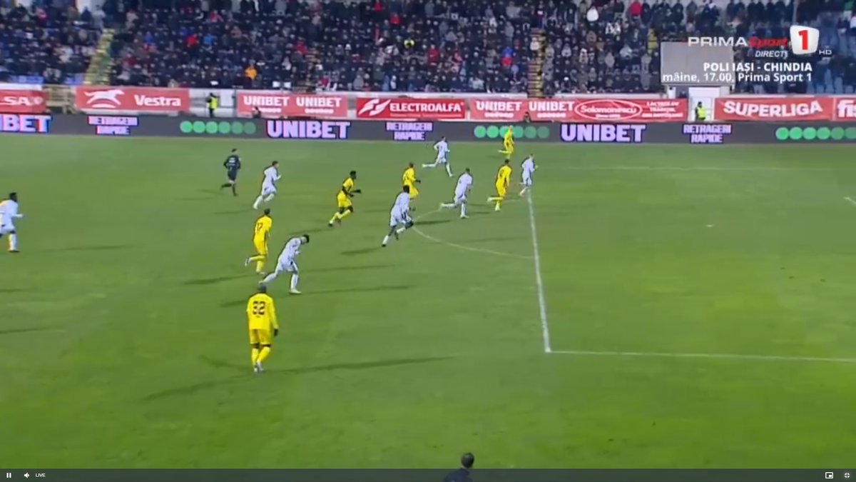 Golul marcat de Opruț în Botoșani - Dinamo